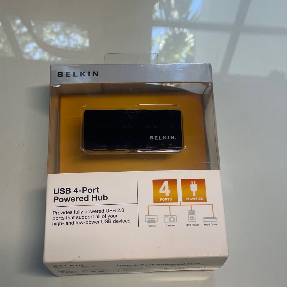 Belkin Black USB 4-Port Hub